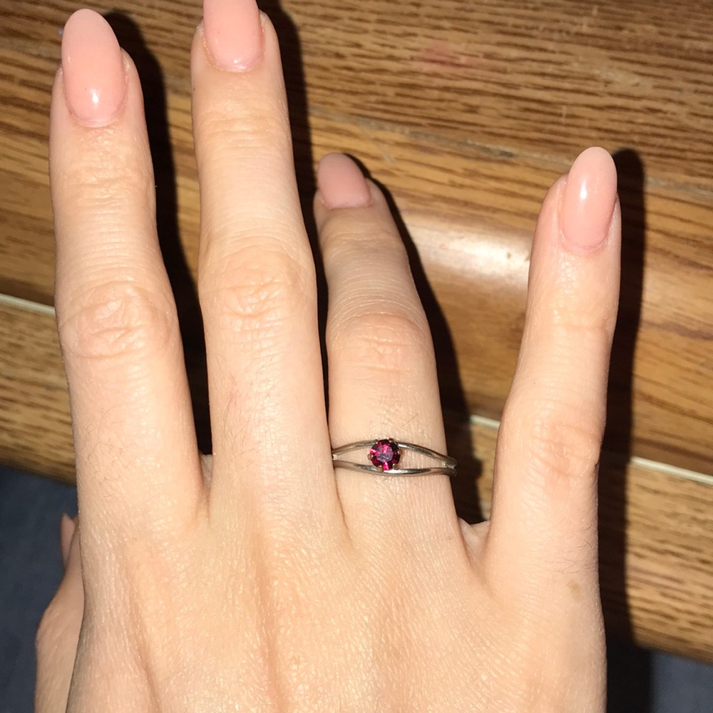 Red ruby ring